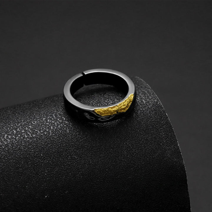WorldNorse Verstellbarer Ring aus verstecktem Gold