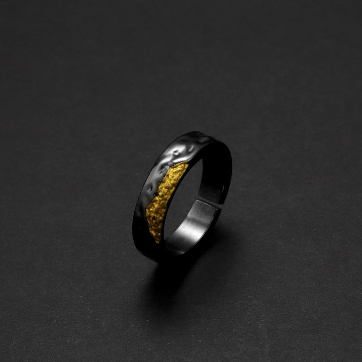 WorldNorse Verstellbarer Ring aus verstecktem Gold