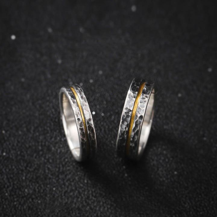 WorldNordischer Ring mit drei Lebenssteinen