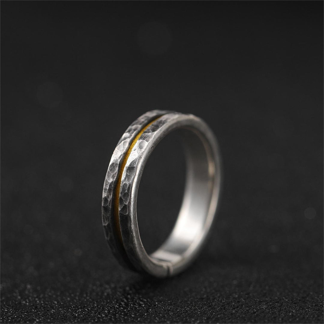 WorldNordischer Ring mit drei Lebenssteinen