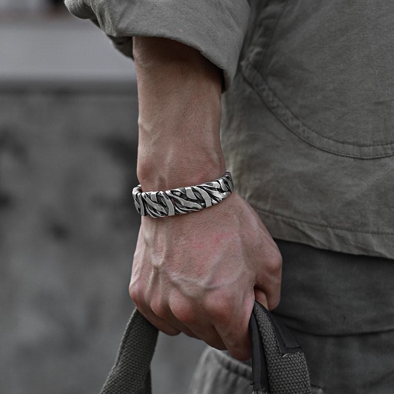 WorldNorse Vintage-Armband mit Kunstgeflecht