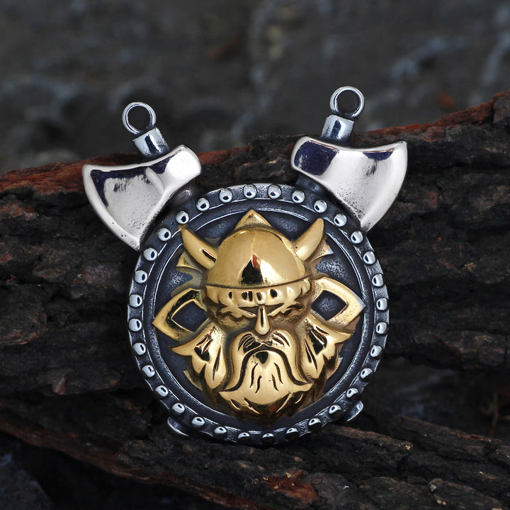 WorldNorse Viking Odin Doppelachsen Halskette