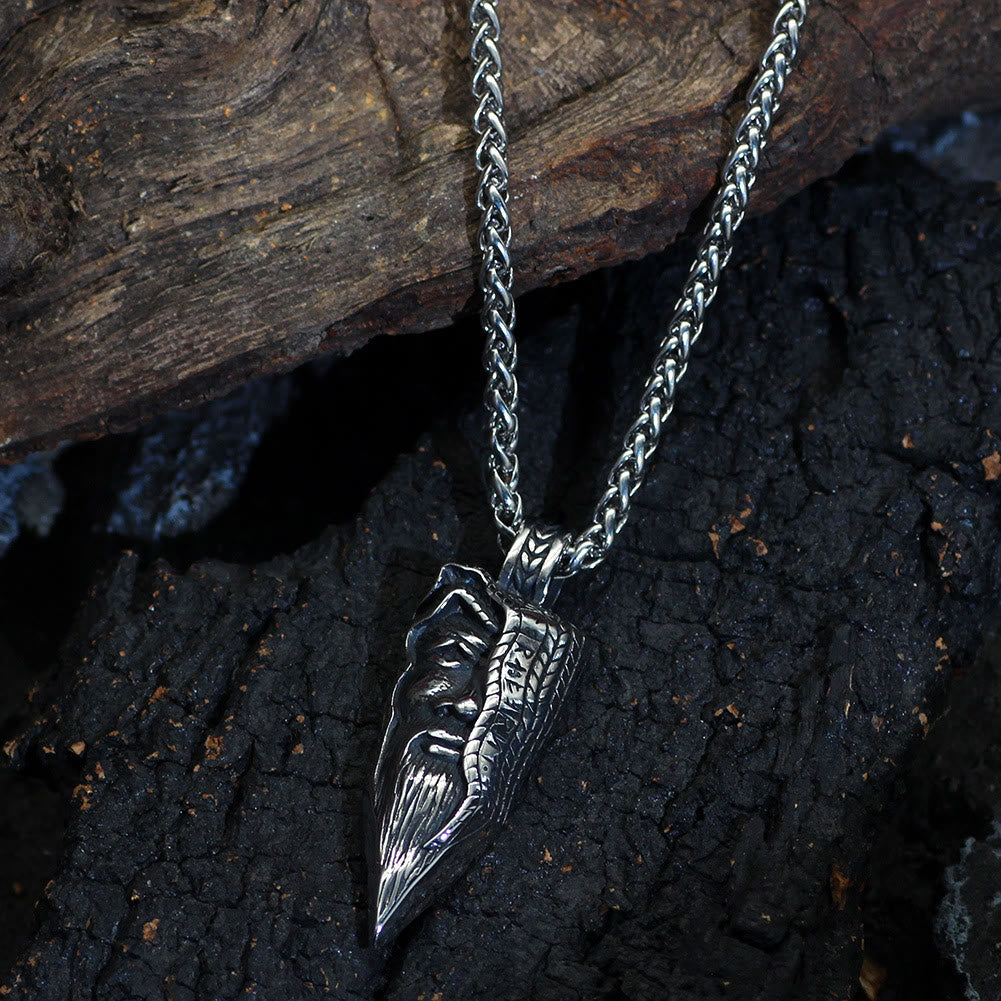 WorldNorse Allfather's Wisdom Rune -Halskette