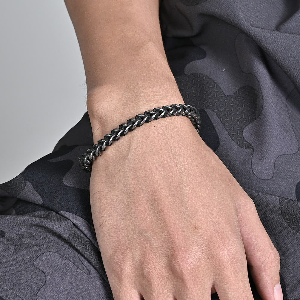 WorldNorse Vintage Link Edelstahlarmband