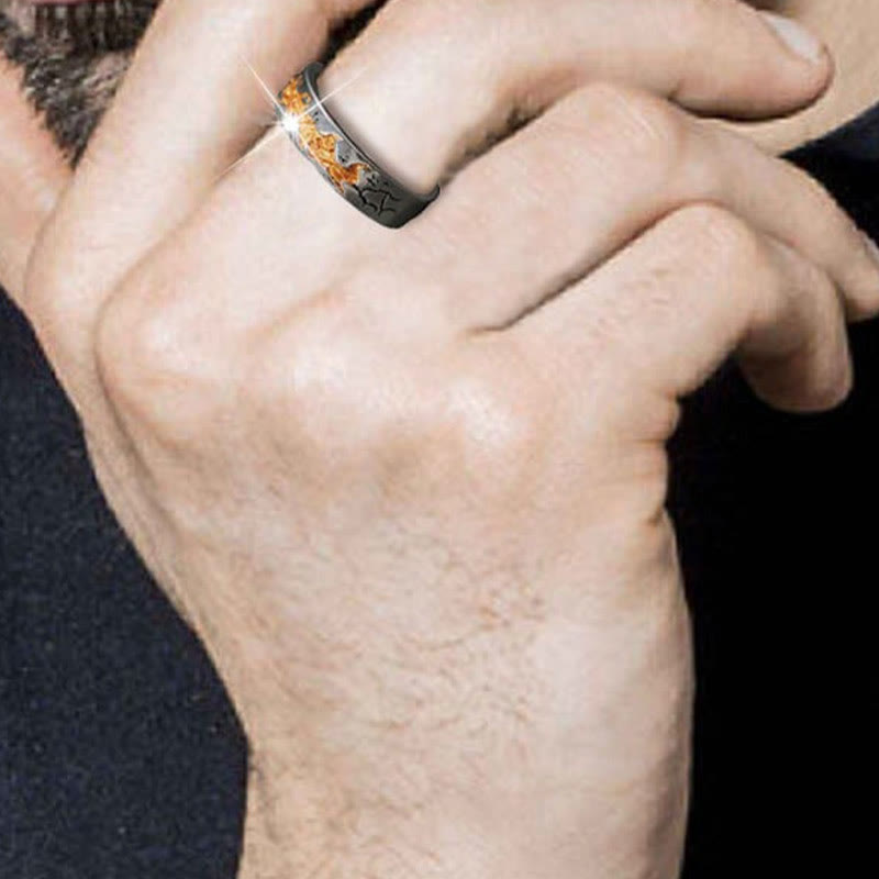 WorldNorse Vintage Brennender Feuerring