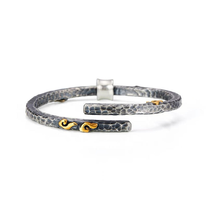 WorldNorse Vintage Armband mit gehämmerter Textur