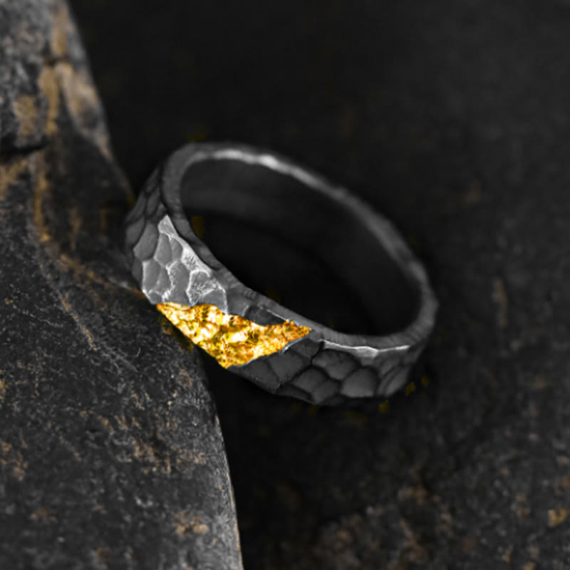 WorldNorse 999 Sterling Silber Mondlicht Berg Ring