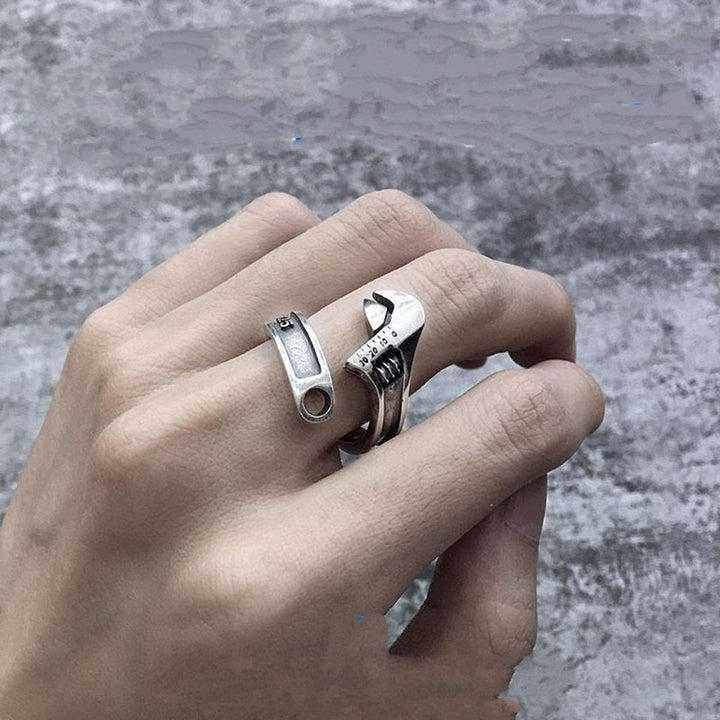 WorldNorse Sterling Silber Motorrad Schraubenschlüssel Ring