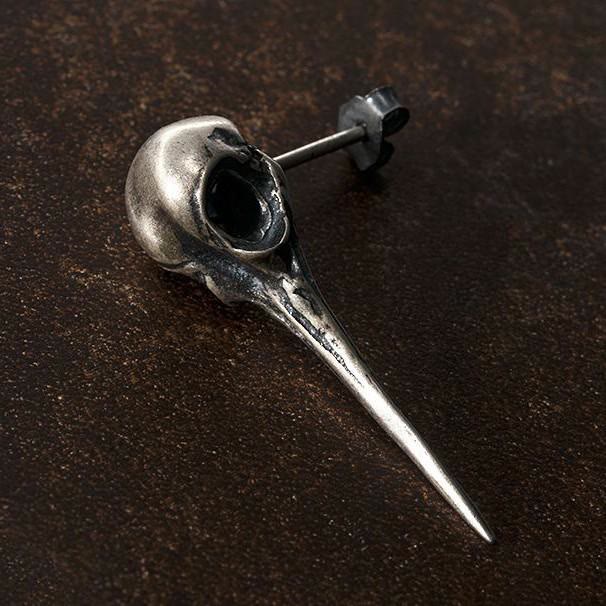 WorldNorse Ohrstecker mit Kolibri-Totenkopf