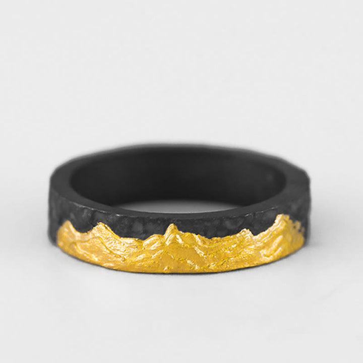 WorldNorse 999 Sterling Silber Berggipfel Ring