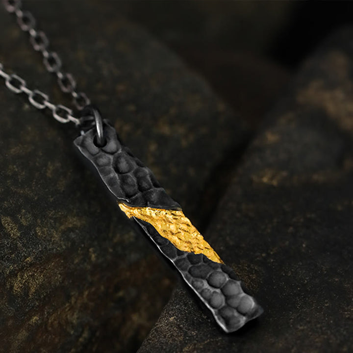 WorldNorse 999 Sterling Silber Mondlicht Berg Halskette