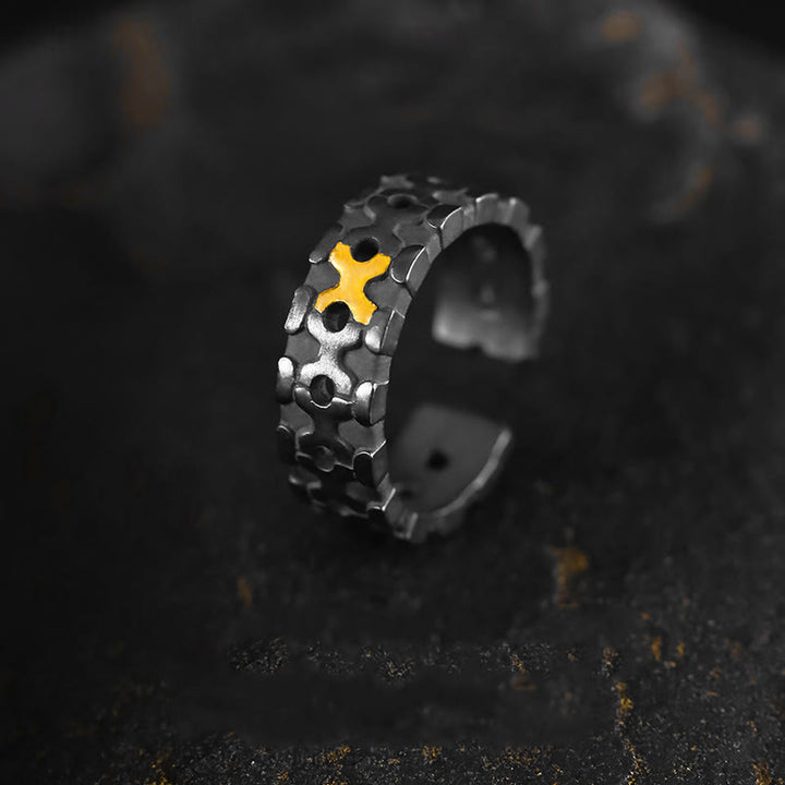 WorldNorse 999 Sterling Silber X Siegelring