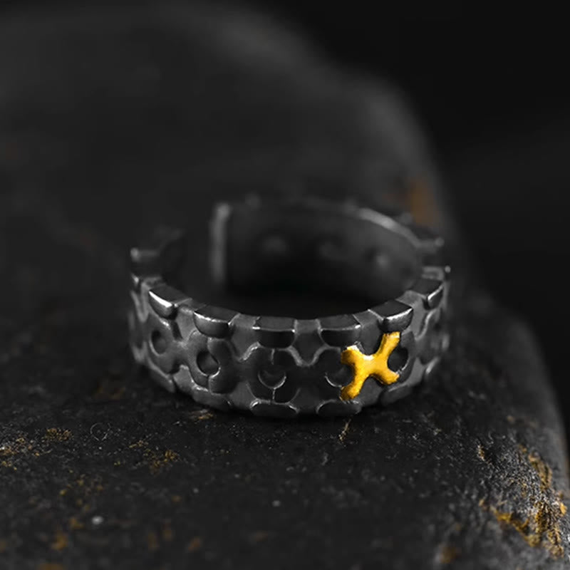 WorldNorse 999 Sterling Silber X Siegelring
