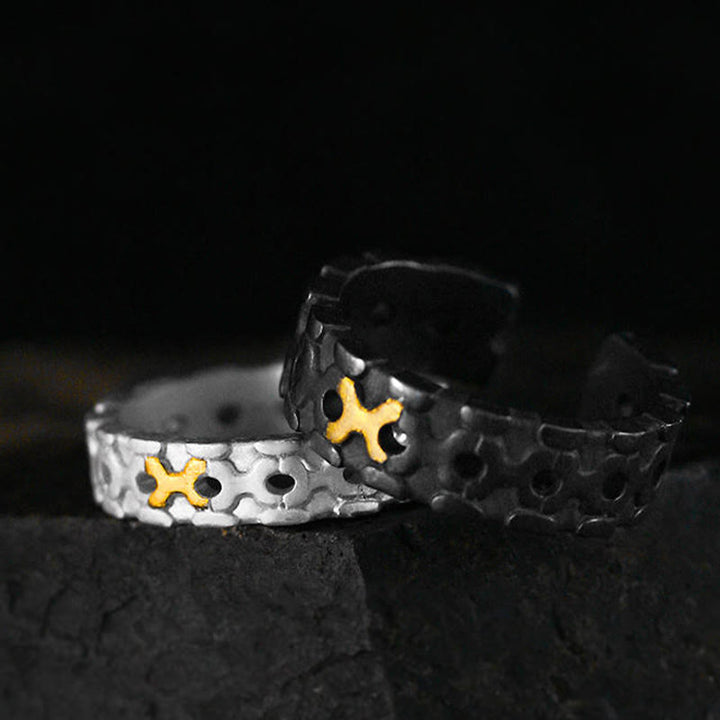 WorldNorse 999 Sterling Silber X Siegelring