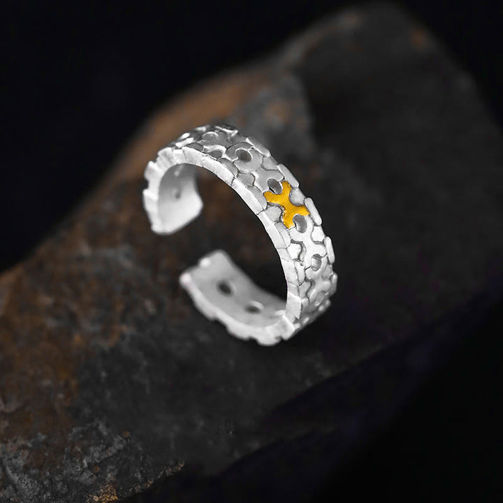 WorldNorse 999 Sterling Silber X Siegelring