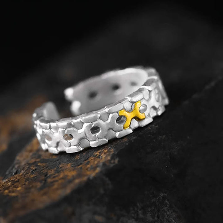 WorldNorse 999 Sterling Silber X Siegelring