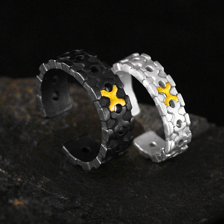 WorldNorse 999 Sterling Silber X Siegelring