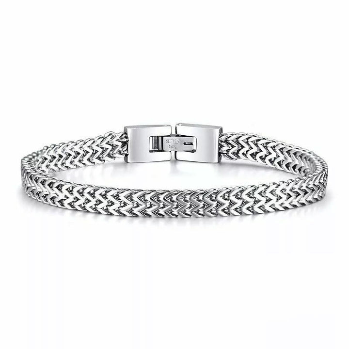 WorldNorse Weizenarmband aus Edelstahl
