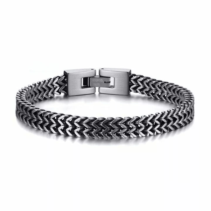 WorldNorse Weizenarmband aus Edelstahl