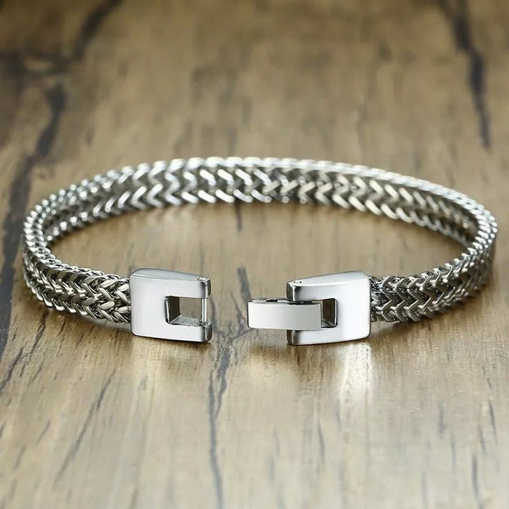 WorldNorse Weizenarmband aus Edelstahl