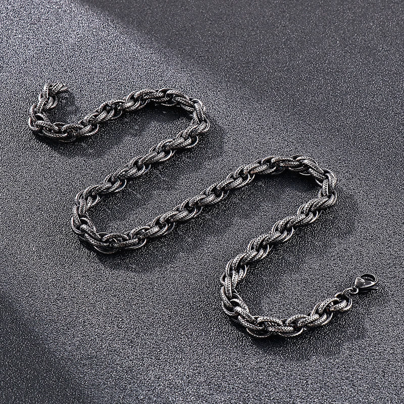 WorldNorse Retro Dot Twist Armband / Halskette