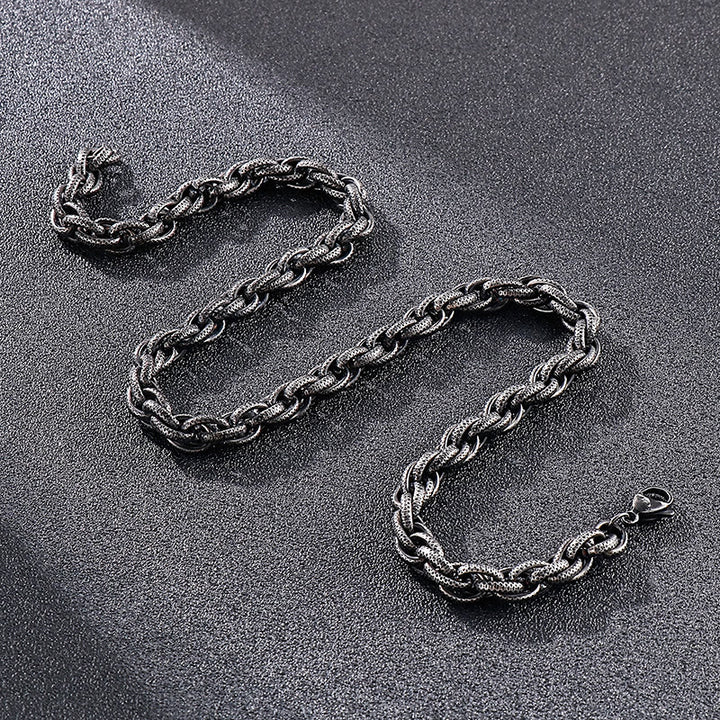 WorldNorse Retro Dot Twist Armband / Halskette
