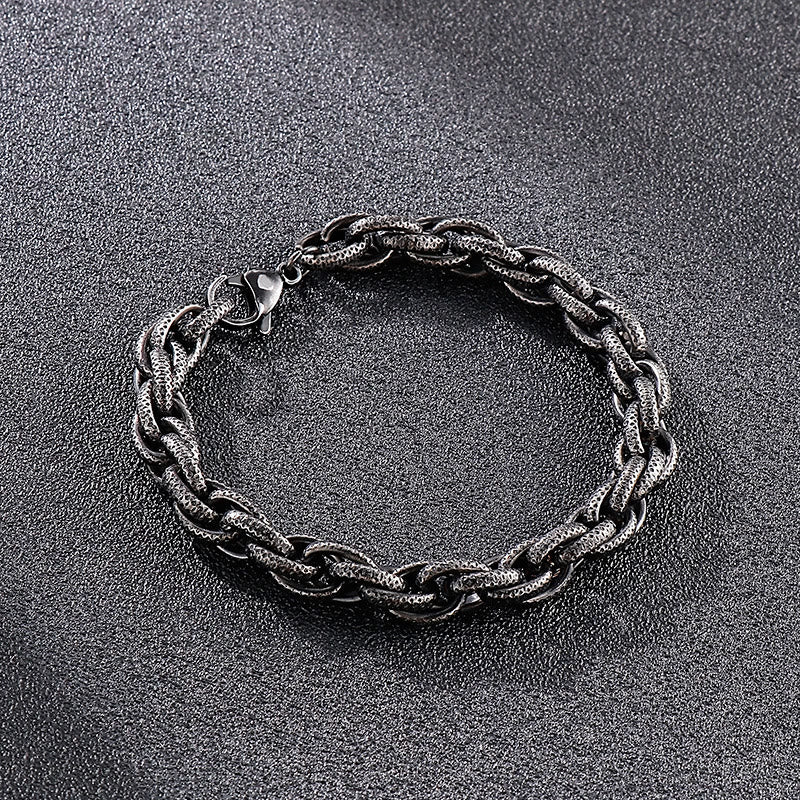 WorldNorse Retro Dot Twist Armband / Halskette