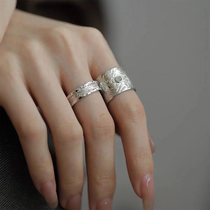 WorldNordischer Ring mit Arabeskenmuster
