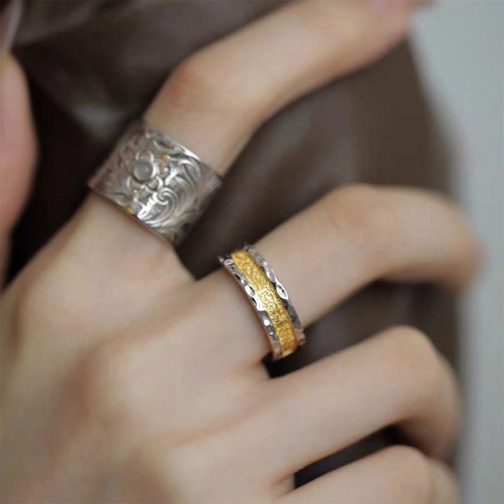 WorldNordischer Ring mit Arabeskenmuster