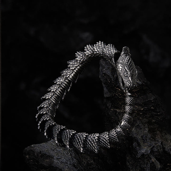 WorldNordisches Armband in Form einer Schlangenschwanzschuppe