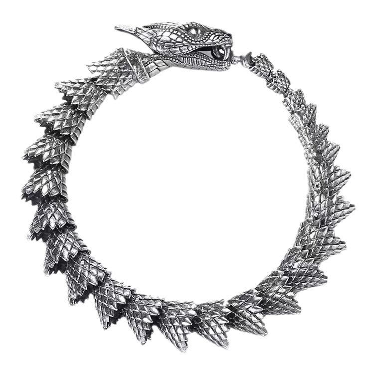 WorldNordisches Armband in Form einer Schlangenschwanzschuppe