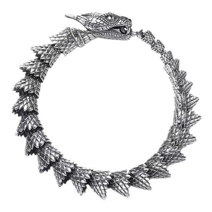 WorldNordisches Armband in Form einer Schlangenschwanzschuppe
