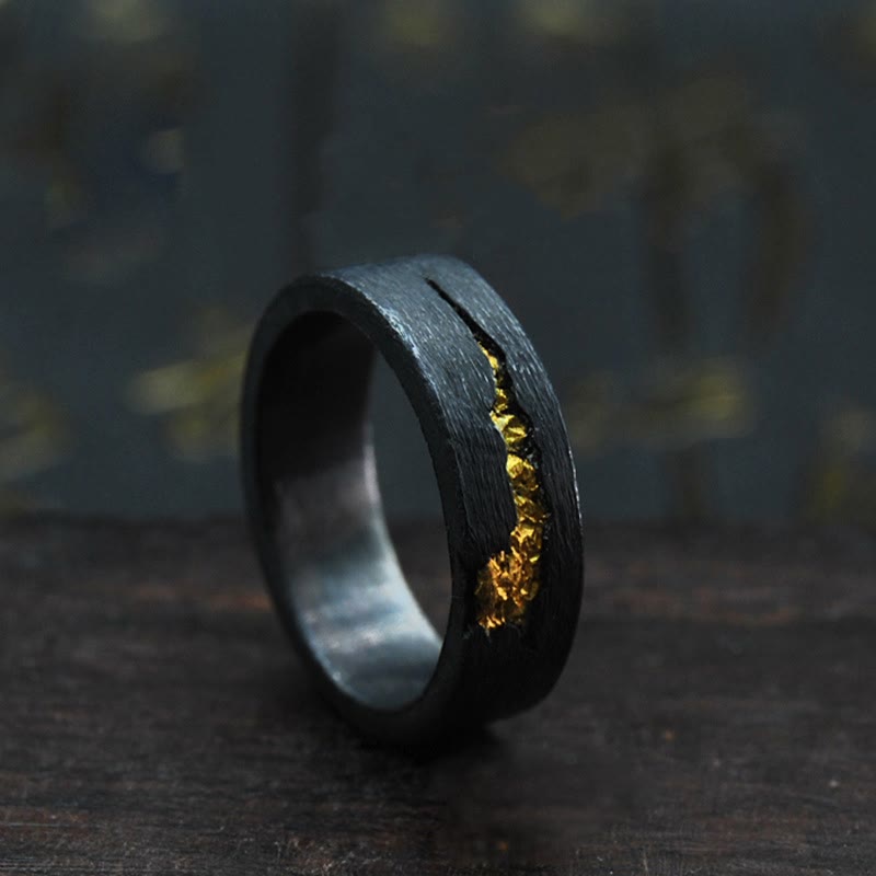 WorldNorse Flowing Fire Schwarzgoldring - image 1
