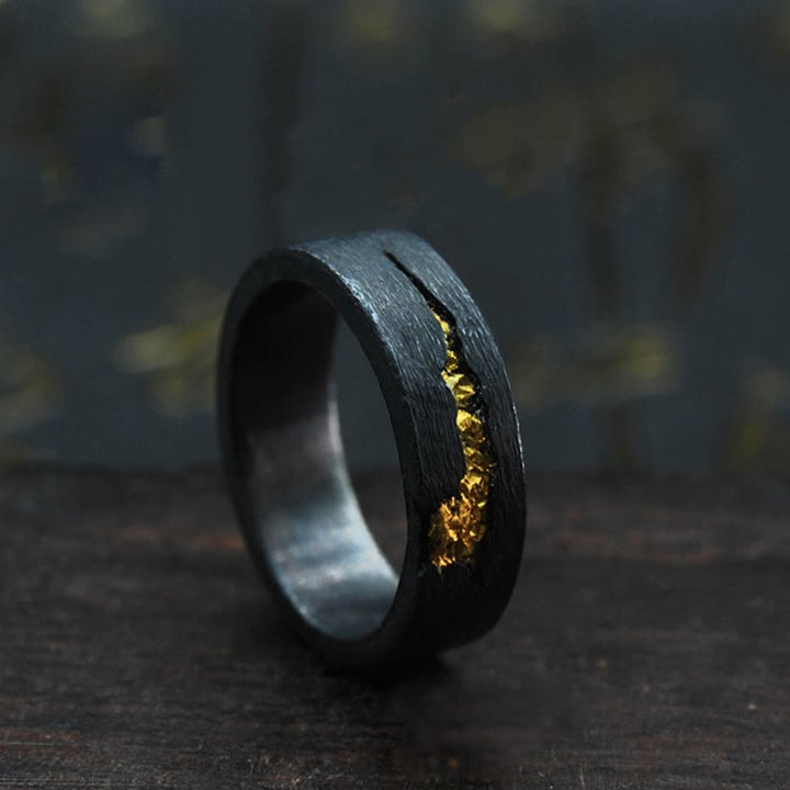 WorldNorse Flowing Fire Schwarzgoldring - image 1