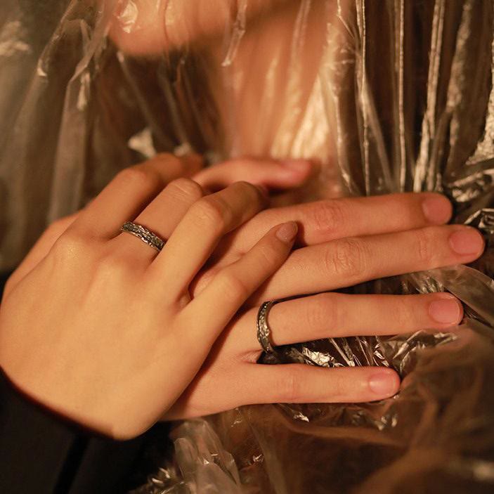 WorldNorse Retro und Old Abyss Paar Ring