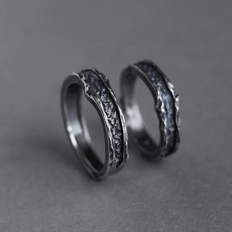 WorldNorse Retro und Old Abyss Paar Ring