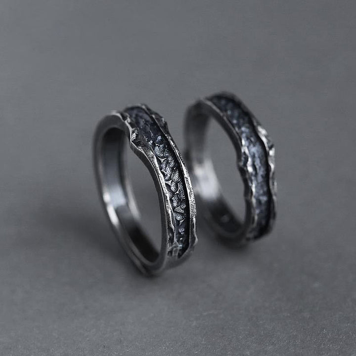 WorldNorse Retro und Old Abyss Paar Ring