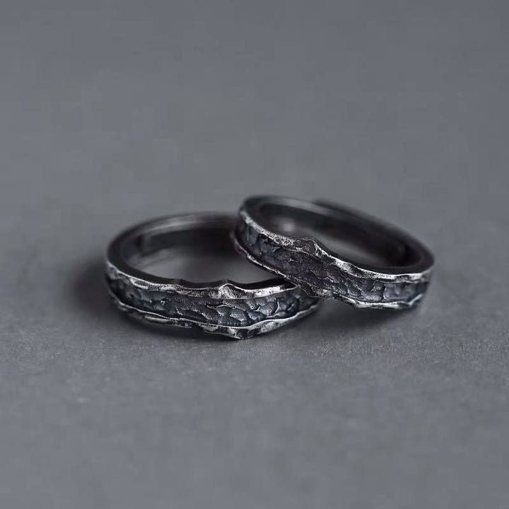 WorldNorse Retro und Old Abyss Paar Ring