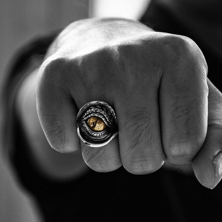 WorldNorse Wisdom Dämon Drachenauge Ring
