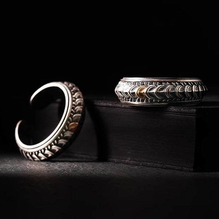 WorldNorse Vintage Drachenschuppen Armband / Ring