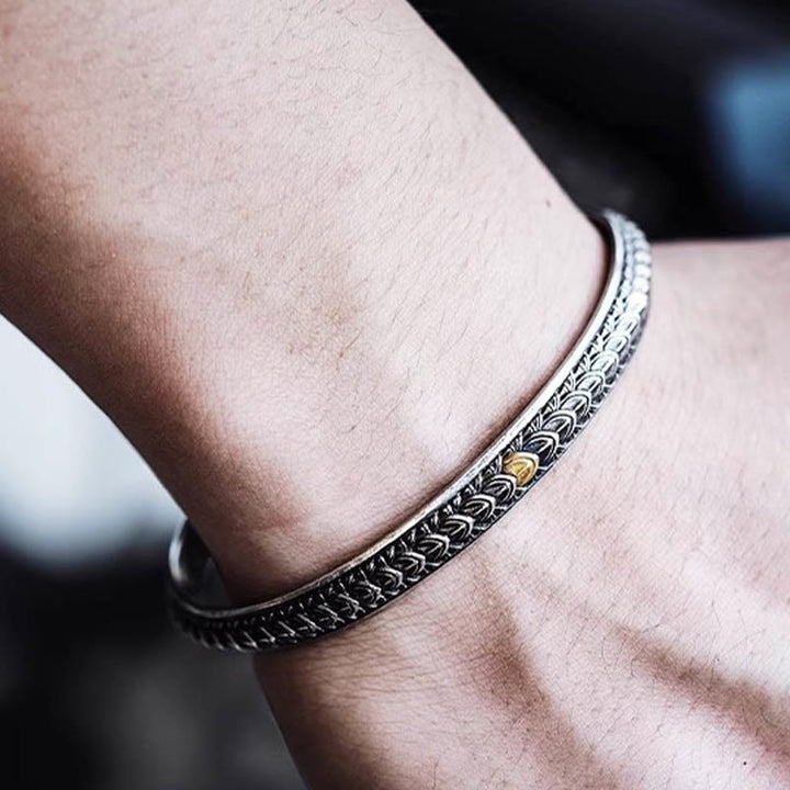 WorldNorse Vintage Drachenschuppen Armband / Ring