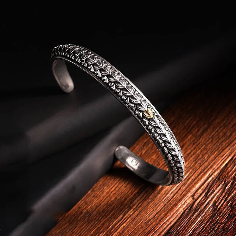 WorldNorse Vintage Drachenschuppen Armband / Ring