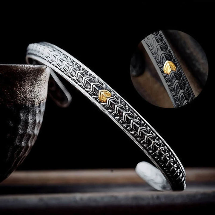 WorldNorse Vintage Drachenschuppen Armband / Ring