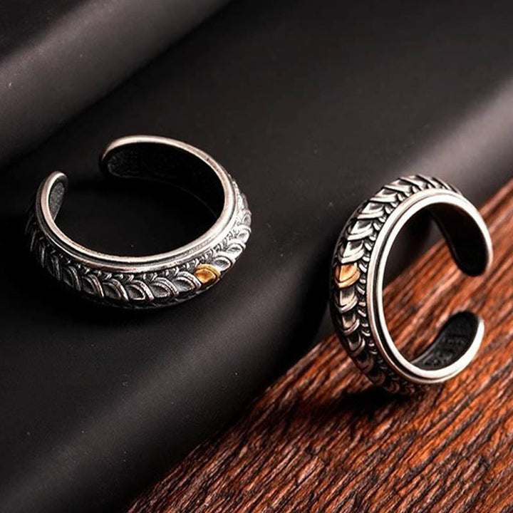 WorldNorse Vintage Drachenschuppen Armband / Ring