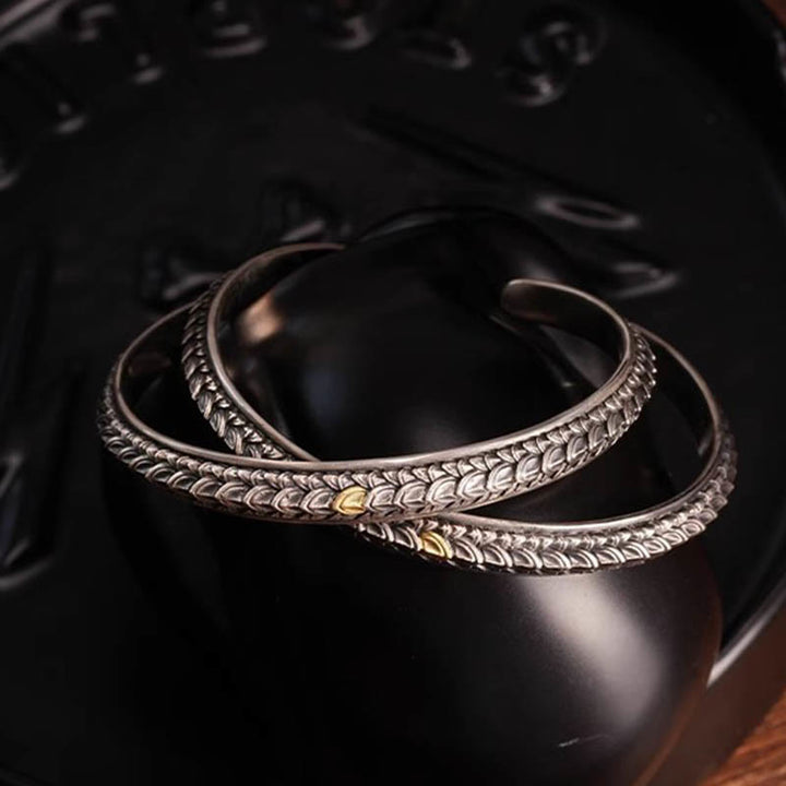 WorldNorse Vintage Drachenschuppen Armband / Ring