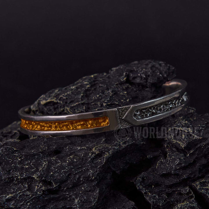 WorldNorse Scabbard Zweifarbiges Inlay-Armband