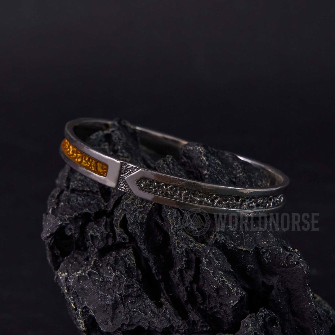 WorldNorse Scabbard Zweifarbiges Inlay-Armband