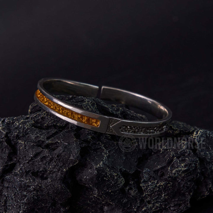 WorldNorse Scabbard Zweifarbiges Inlay-Armband