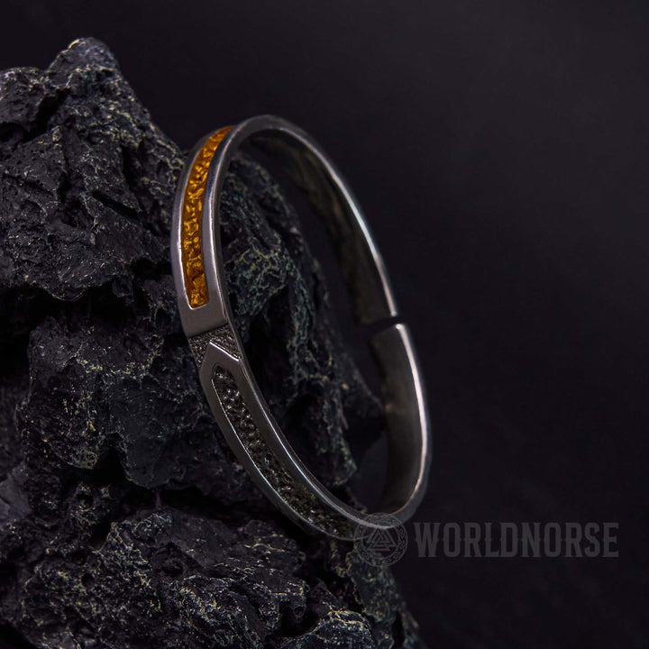 WorldNorse Scabbard Zweifarbiges Inlay-Armband