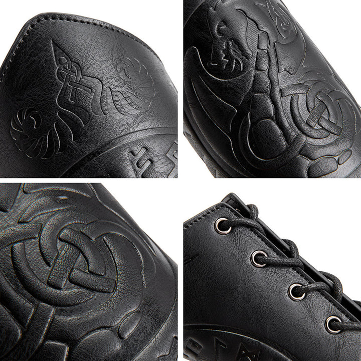 WorldNorse Dragon mit Rune Eco Leder Armschienen